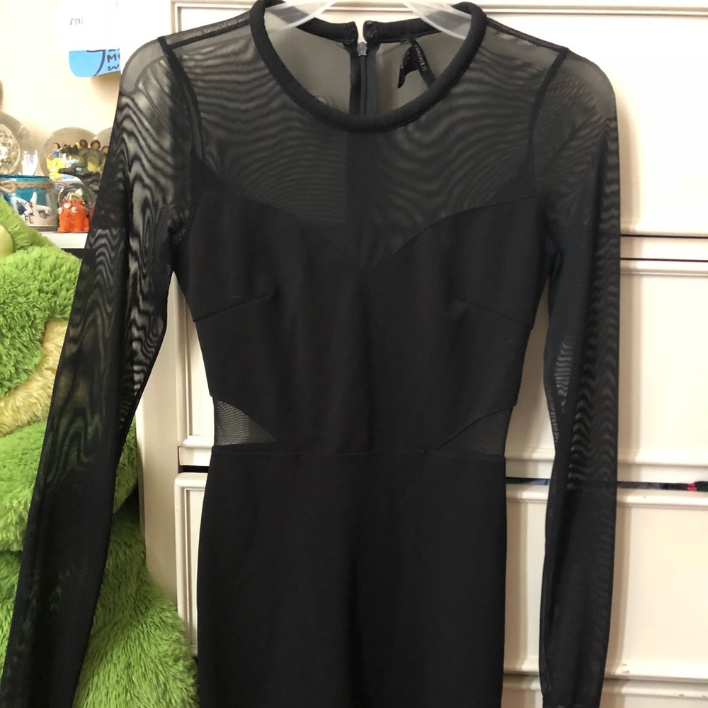 Black tight dress F21